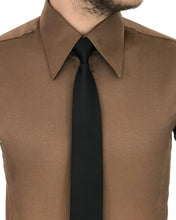 Load image into Gallery viewer, Olivier Lavoie Trim Fit Solid Color Dress Shirt

