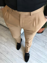Load image into Gallery viewer, Hudson Camel Slim-Fit Pants
