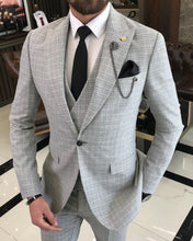 Load image into Gallery viewer, Everett Slim-Fit Gray Suit
