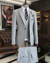 Load image into Gallery viewer, Everett Slim-Fit Gray Suit
