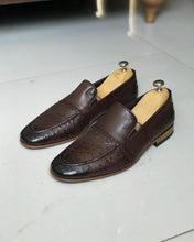 Load image into Gallery viewer, Allen Adams Calfskin Brown Leather Shoes
