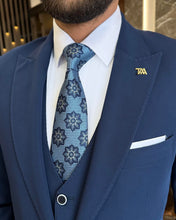Load image into Gallery viewer, Royce Lewis Slim-Fit Solid Blue Suit
