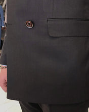 Charger l&#39;image dans la galerie, Clark Slim-Fit Solid Double Breasted Brown Suit
