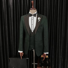Load image into Gallery viewer, Corbin Green Slim-Fit Tuxedo
