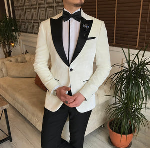 Armstrong White Slim-Fit Tuxedo