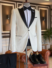 Load image into Gallery viewer, Armstrong White Slim-Fit Tuxedo
