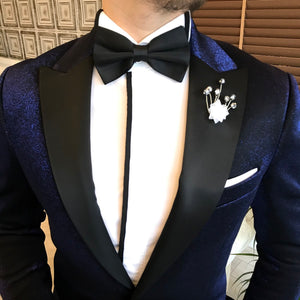 Armstrong Navy Blue Slim-Fit Tuxedo
