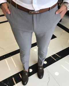Aulus Gray Slim Fit Pants