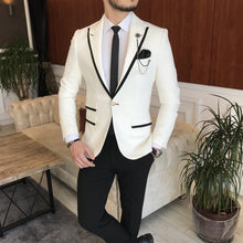 Load image into Gallery viewer, New Look White Single Breasted Slim-Fit Blazer
