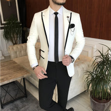 Load image into Gallery viewer, New Look White Single Breasted Slim-Fit Blazer
