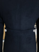 Charger l&#39;image dans la galerie, Alaska Double-Breasted Slim Fit Dark Blue Coat
