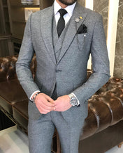 Cargar imagen en el visor de la galería, Harland Slim-Fit Gray Suit
