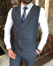 Load image into Gallery viewer, Harland Slim-Fit Dark Blue Suit
