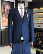 Carica l&#39;immagine nel visualizzatore di Gallery, Colin Slim-Fit Solid Blue Suit
