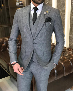 Harland Slim-Fit Gray Suit