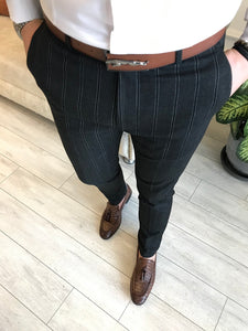 Hudson Anthracite Slim-Fit Pants