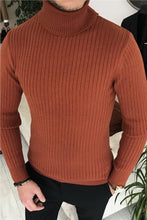 Cargar imagen en el visor de la galería, Turtleneck Ribbed Knit Sweater
