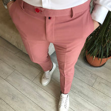 Load image into Gallery viewer, Devon Pink Slim-Fit Pants
