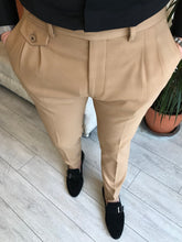 Load image into Gallery viewer, Hudson Camel Slim-Fit Pants
